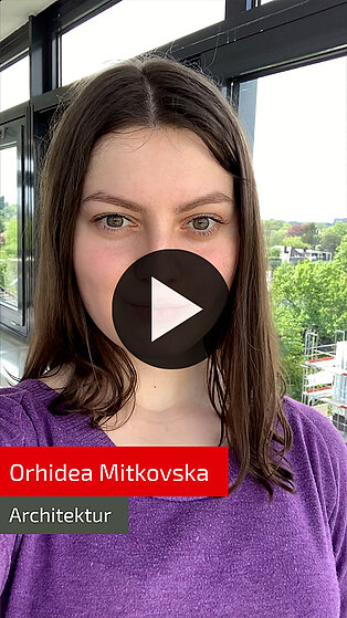 Studientin Orhidea Mitkovska, Studiengang Architektur Master